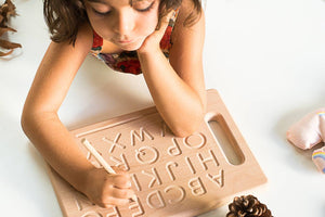 Tabla Montessori Letras