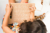 Tabla Montessori Letras