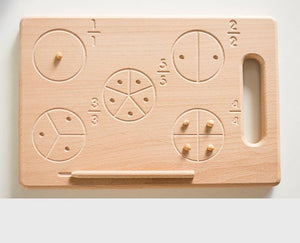 Tabla Montessori Fracciones