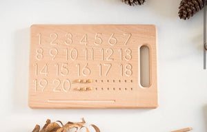 Tabla Montessori Números
